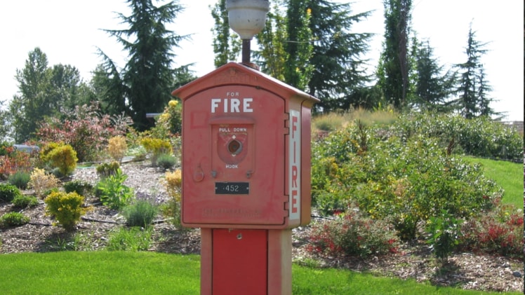 A real-world firepost.