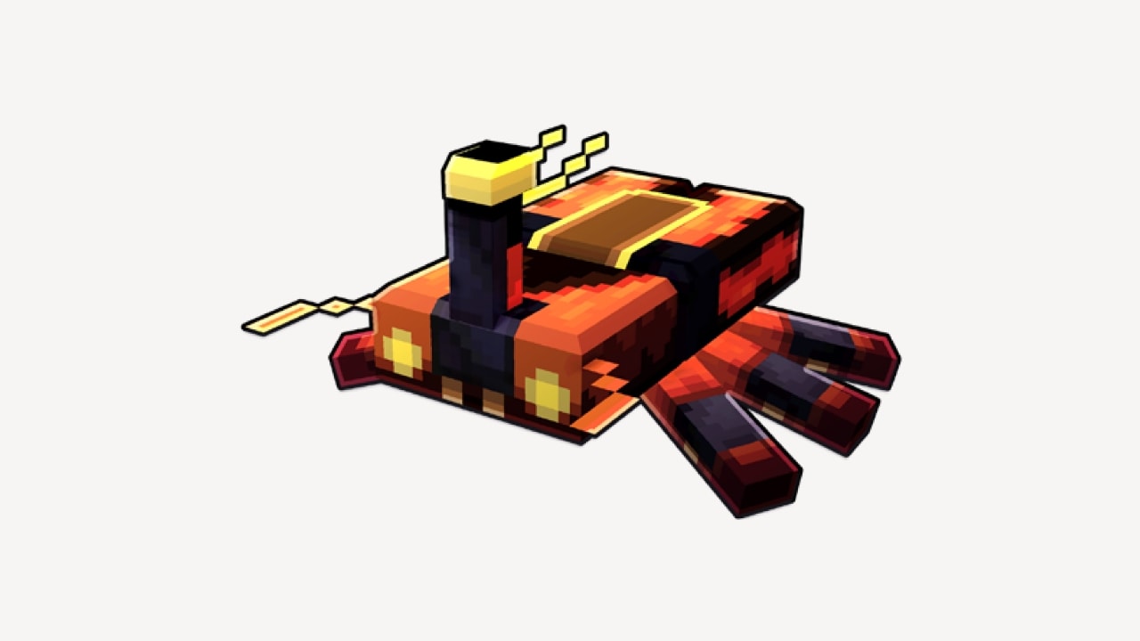 The Obsidian Beetle skin, the reward playes receive for completing Treetop Trampoline of Doom.